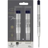 Parker - QUINKflow Kugelschreiberminen - Schwarz - Mittlere Spitze - 10 Stück