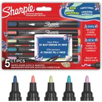 Sharpie - Creative Marker Acrylic Paint Pens - Earth Tones - Bullet Tip - Assorted Colours - 5 Count (SKU: 2213380)