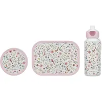 Mepal Lunchbox "Lunchset Campus 3er Set", bunt (fairy wonders), B:2cm H:2cm L:2cm, ABS-Kunststoff, Lebensmittelaufbewahrungsbehälter, Lunchbox