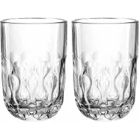 Leonardo Latte Macchiato Glas Gocce 2 390ml (2er-Set)