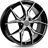 KESKIN 18 Zoll KESKIN KT19 5x120 ET35 Alufelgen BLACK FRONT POLISH