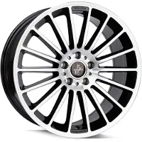 KESKIN KT15 Speed black front polish 8.5x19 ET45 - LK5/112 ML66.6 Felge Alu