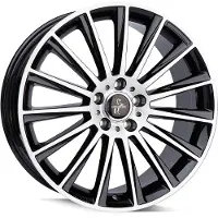 KESKIN 19 Zoll KESKIN KT18 5x112 ET30 Alufelgen BLACK FRONT POLISH