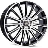 KESKIN KT18 Turbo black front polish 9.5x20 ET35 - LK5/120 ML72.6 Felge Alu