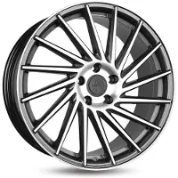 KESKIN KT17 Hurricane palladium front polish 8.5x19 ET45 - LK5/112 ML72.6 Felge Alu