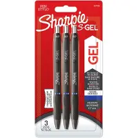 Sharpie - S-Gel Gelstifte - Blaue Tinte - 3 Stück
