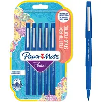 Paper Mate - Flair Filzstifte - Blau - 5 Stück