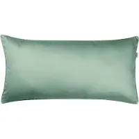 Schöner Wohnen Kollektion Schöner Wohnen Satin-Kissenbezug einzeln Pure Farbe salbei Größe 40x80cm
