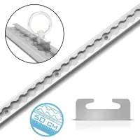 Stahlwerk Zurrschiene 50 cm Airlineschiene Befestigungsschiene aus Aluminium