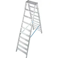 Krause Alu-Stufendoppelleiter, 20 Stufen