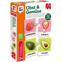 Jumbo Ich lerne - Obst & Gemüse, 3 Jahr(e), Karton, Mehrfarbig