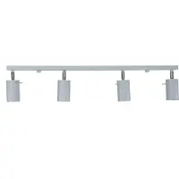 Licht-Erlebnisse Großer Deckenstrahler ETNA 80 cm lang 4x GU10 vielseitig Metall Deckenlampe Wohnzimmer Arbeitszimmer