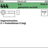 F. REYHER Nchfg. GmbH & Co. KG Augenschraube DIN 444 Form B BM 10 x 100 4.6 galvanisch verzinkt