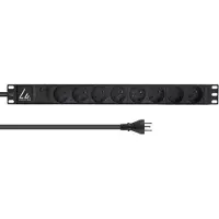 Lanview LVR-2MDK-SPD-DK8, Standard, 1U, Horizontal, 8 AC-Ausgänge, Typ K, Typ K