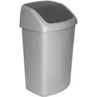Shimano Schwingdeckeleimer 25 Ltr. silber/anth