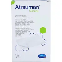 Atrauman Silicone steril 5x7 cm Kompressen 10 St
