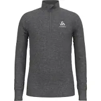 Odlo Unterhemd BL Top Turtle Neck LS Half Zip Active Steel Grey Melange Kinder-Größe 116