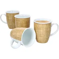 Ritzenhoff & Breker 4er Set Kaffeebecher Gelb Brazil 320ml - 409321