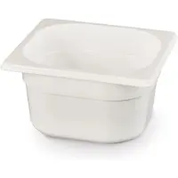 Hendi Gastronorm Behälter 1/6, 176x162x65 mm, weiß