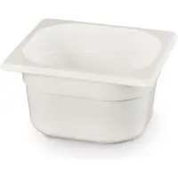 Hendi Gastronorm Behälter 1/6, 176x162x100 mm, weiß