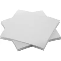 Duni Serviet Bio Dunisoft L20xB20cm hvid,180 stk/pk