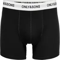 Only & Sons Trunk "ONSFITZ SOLID BLACK TRUNK 3PACK NOOS" Packung, 3 Stk.
