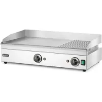 Hendi Grillplatte 1/3 gerillt, Kitchen Line, 220-240V/3500W, 697x474x(H)241mm