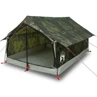 vidaXL Campingzelt 2 Personen Tarnmuster Wasserdicht