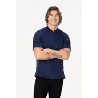 Chef Works Kochjacke SPRINGFIELD COOL VENTTM & lite, Reißverschluss, Navy , Größe L