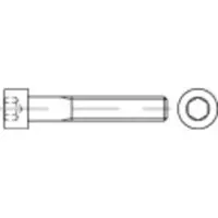 Toolcraft 1061831 Cylinderskruer M3 50 mm Indvendig sekskant DIN 912 Rustfrit stål A2 100 stk