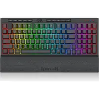 Redragon K515RGB-PRO, Verkabelt & Kabellos, USB + RF Wireless + Bluetooth, Membran Key Switch, Schwarz