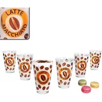 Ritzenhoff & Breker 6er Set Latte Macciato 310ml Cremona Orange 12,9 cm - Ritzenhoff 0806137