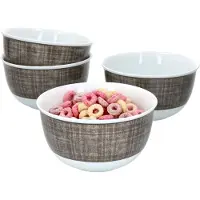 Ritzenhoff & Breker 4er Set Schale tief Braun Brazil 14cm - 409291