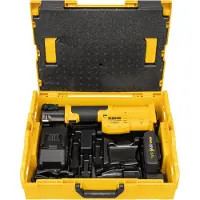 Rems Mini-Press S 22 V ACC Akku Radialpresse mit Zwangsablauf in L-Boxx + 1 x 1,5 Ah Akku + Ladegerä