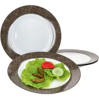 Ritzenhoff & Breker 4er Set Speiseteller Braun Brazil 27cm - 409314