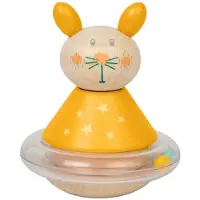 Bigjigs Holz Wackel Hase Babyspielzeug bunt