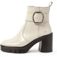 Art für Damen. 1197911ZZ003_020 1979 Beige Lederstiefeletten (42), 8 bis 10 cm, Reißverschluss, Lässig
