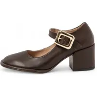 Neosens für Damen. 333731112003_012 Braune Lederschuhe S3373 (41), 5 bis 8 cm, Schnalle, Lässig