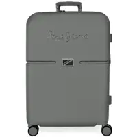 Pepe Jeans Unisex. 7699231 Kabinengröße Accent Hartschale schwarz -48x70x28cm (OSFA), Lässig, ABS/Polykarbonat, Mittel