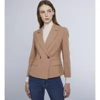 Marella für Damen. 2423046101200 Brauner Themenblazer (42), Lässig, Party, Klassisch, Polyester
