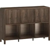 En.casa Sideboard Lukkodso 77x110x30 cm Walnussoptik