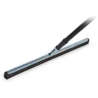 Novaliv Wasserschieber Bodenabzieher 60cm mit Stiel 137 cm Duschabzieh in Silber | Gr.: onesize