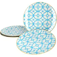 Ritzenhoff & Breker 4er Set Speiseteller Makina blau 26,5cm - 44775