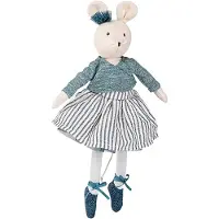 Moulin Roty Weiche Puppe Maus Charlotte 30 cm