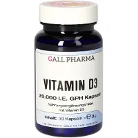 Hecht-Pharma Gmbh Vitamin D3 20.000 I.E. GPH Kapseln 30 St