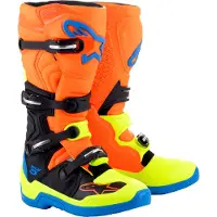Alpinestars Tech 5 Stiefel Orange Fluo Enamel Blue Yel Fl