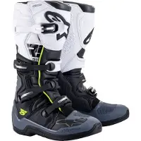 Alpinestars Tech 5 Stiefel Black Dark Gray White
