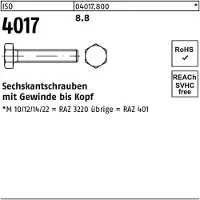 Bufab Sechskantschraube ISO 4017 VG M 6 x 110 8.8
