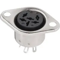 Bkl Electronic DIN-Einbaubuchse mit Verriegelung