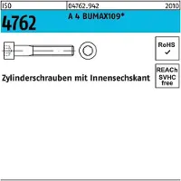 Bufab Zylinderschraube ISO 4762 m.Innensechskant M 12 x 70 A 4 BUMAX109